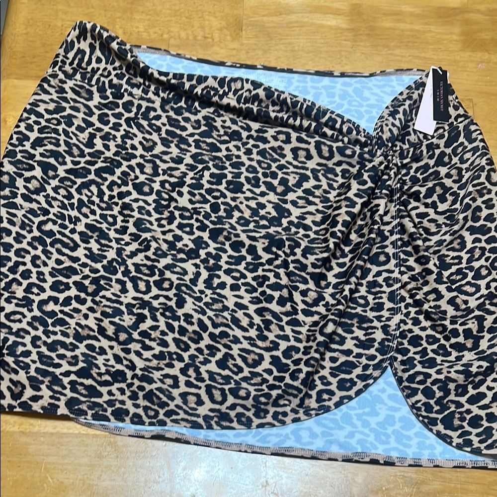Victoria's Secret Leopard Print Swim Skirt/Sarong